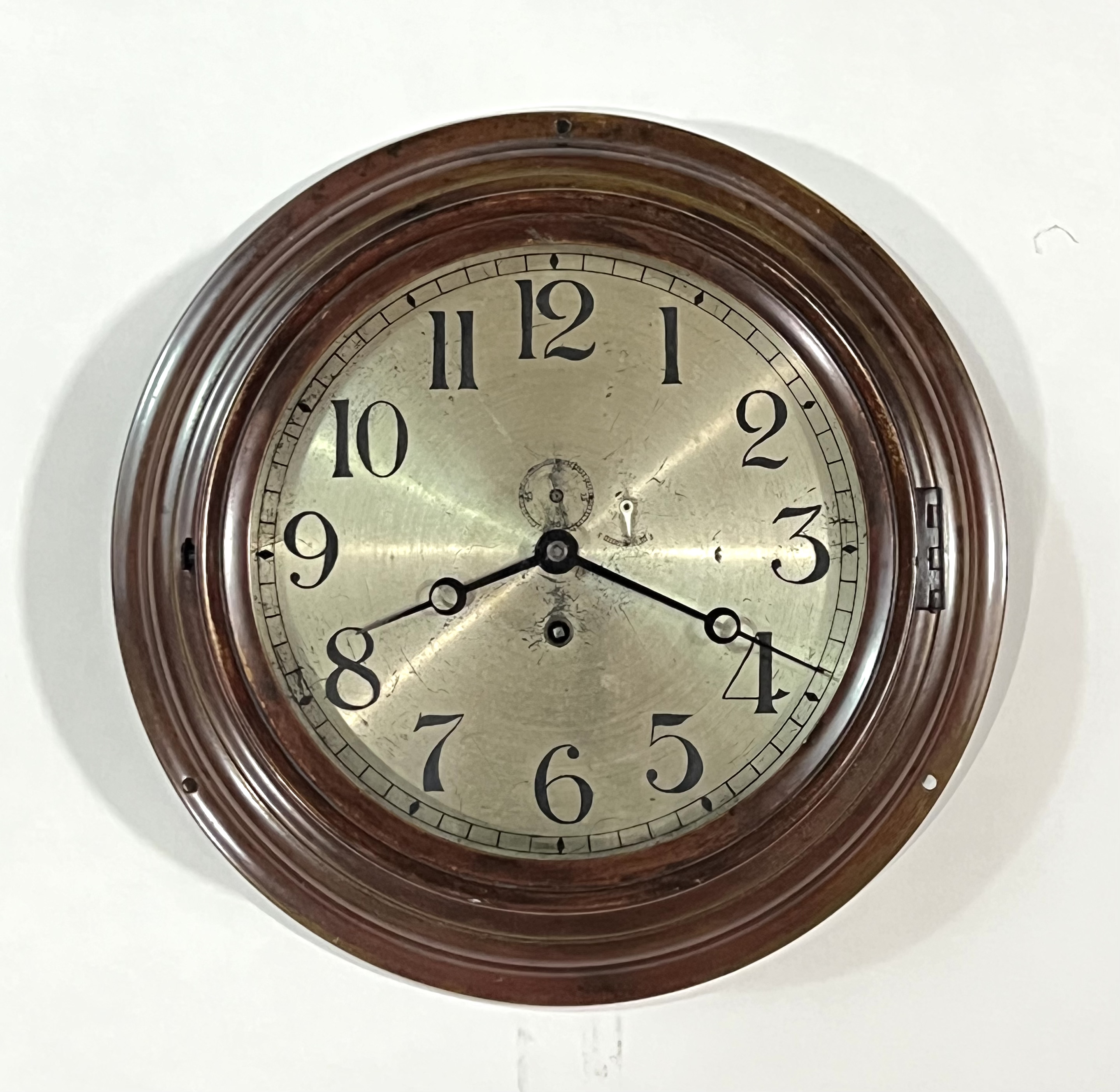 Vermont Clock Co. 8 1/8 inch Marine Gallery Clock