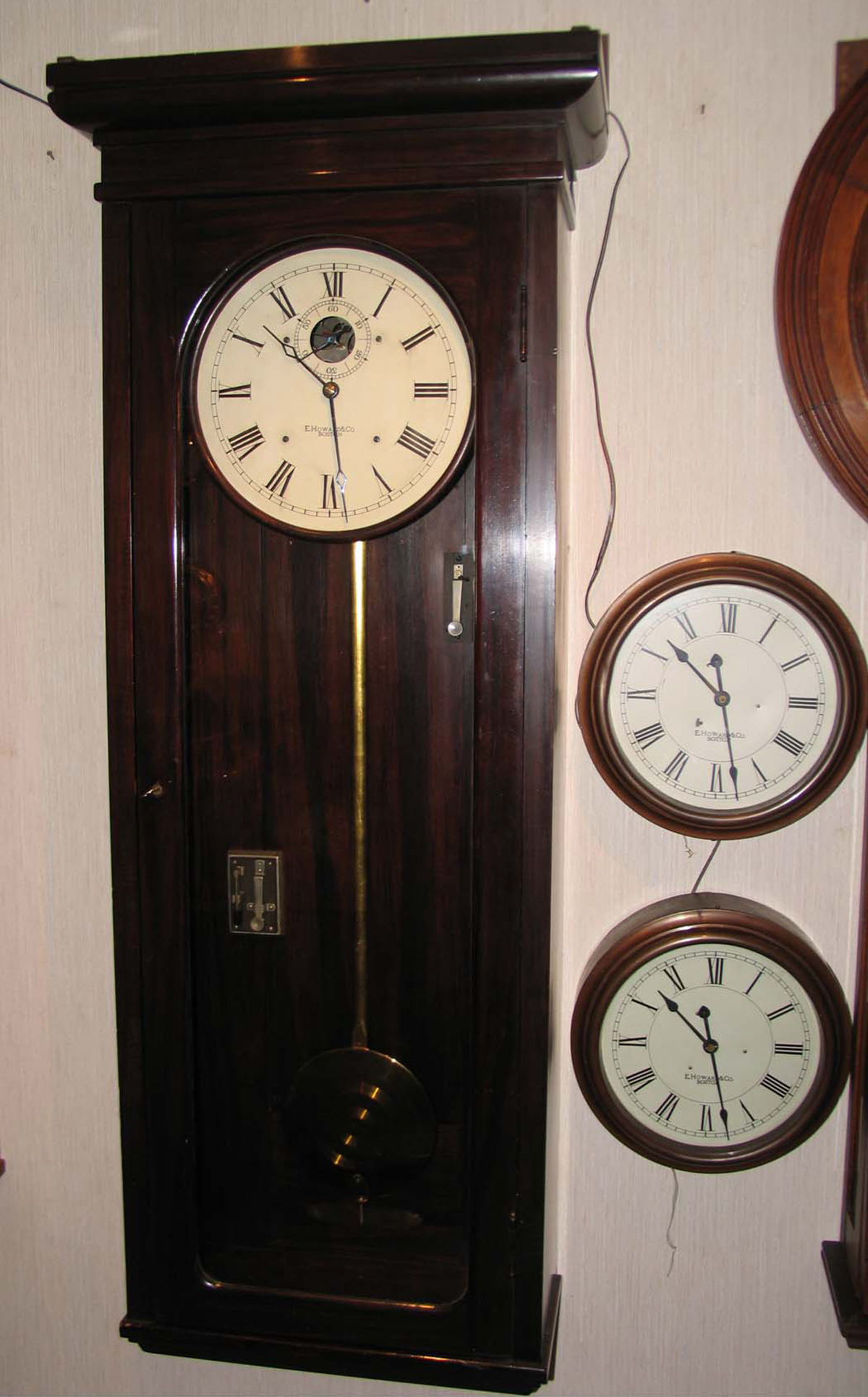 E. Howard No. 89 Master Clock and Slaves