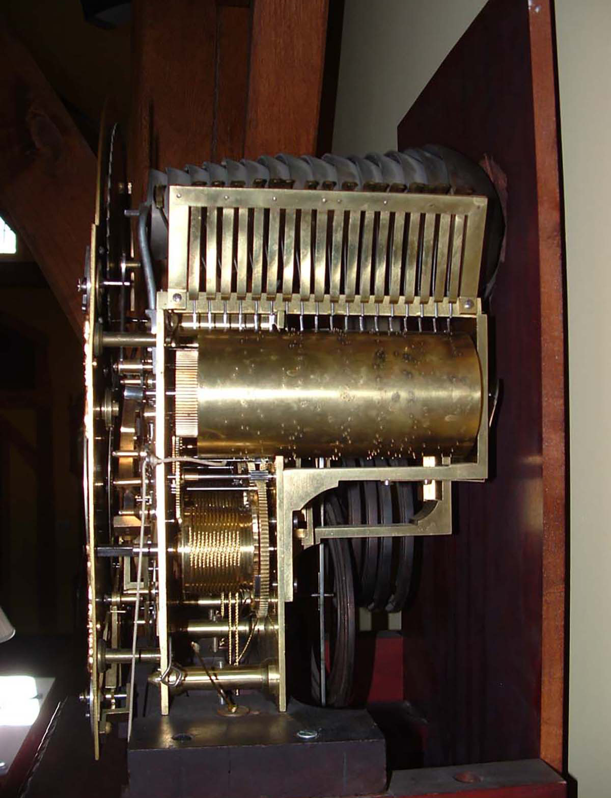 J. E. Caldwell 15 Bell, 18 Hammer, 5 Gong, Musical Grandfather Clock