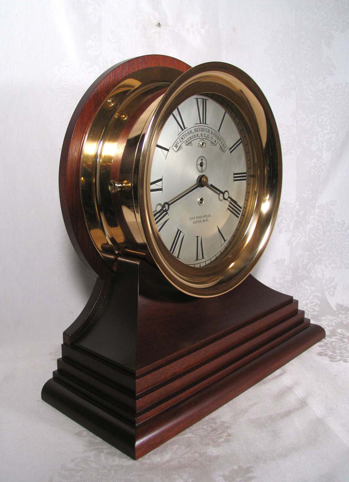 E. Howard 10 inch Marine Clock - McIntosh, Seymour & Company