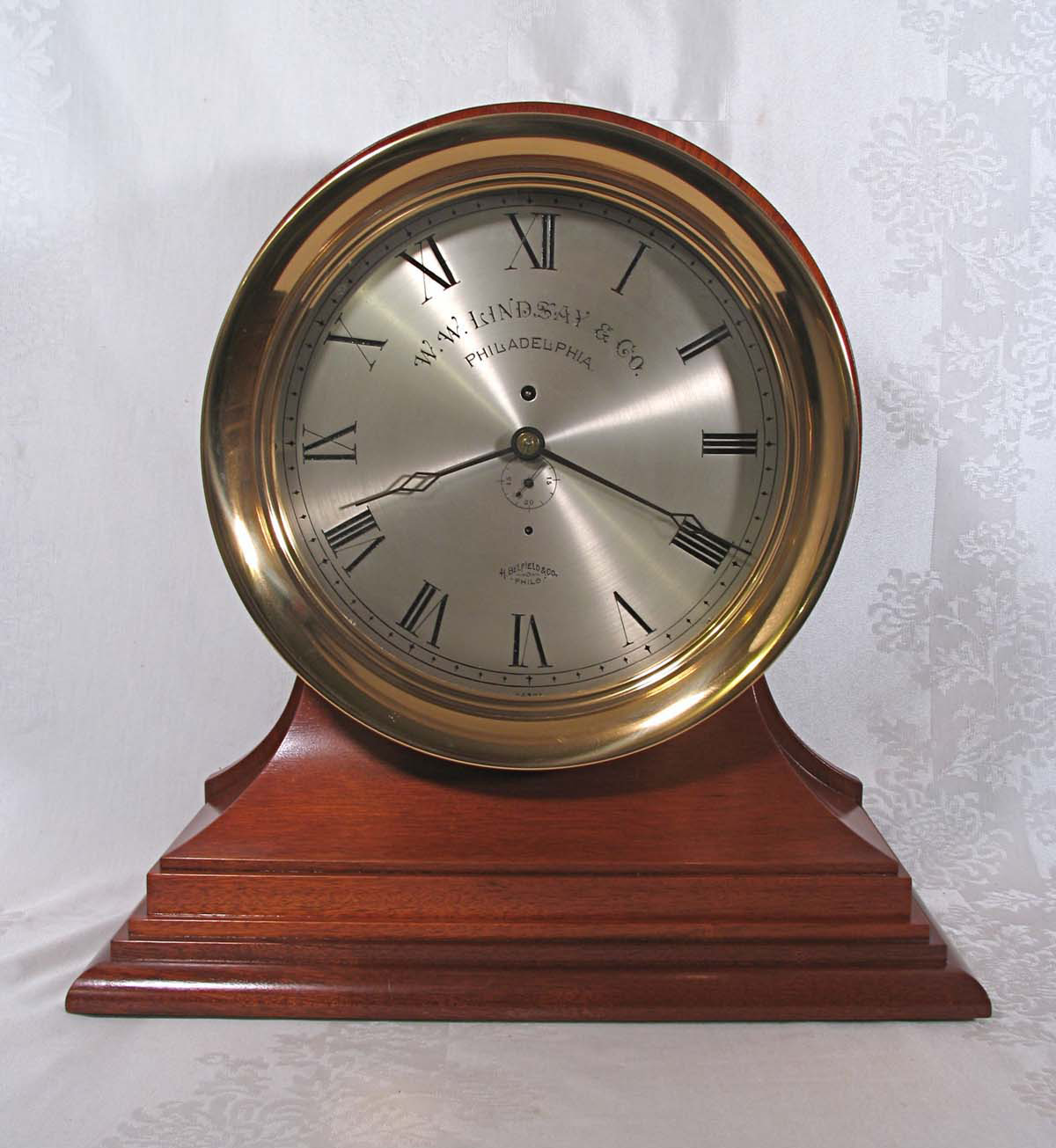 E. Howard 12 inch Marine Clock - W. W. Lindsay Company