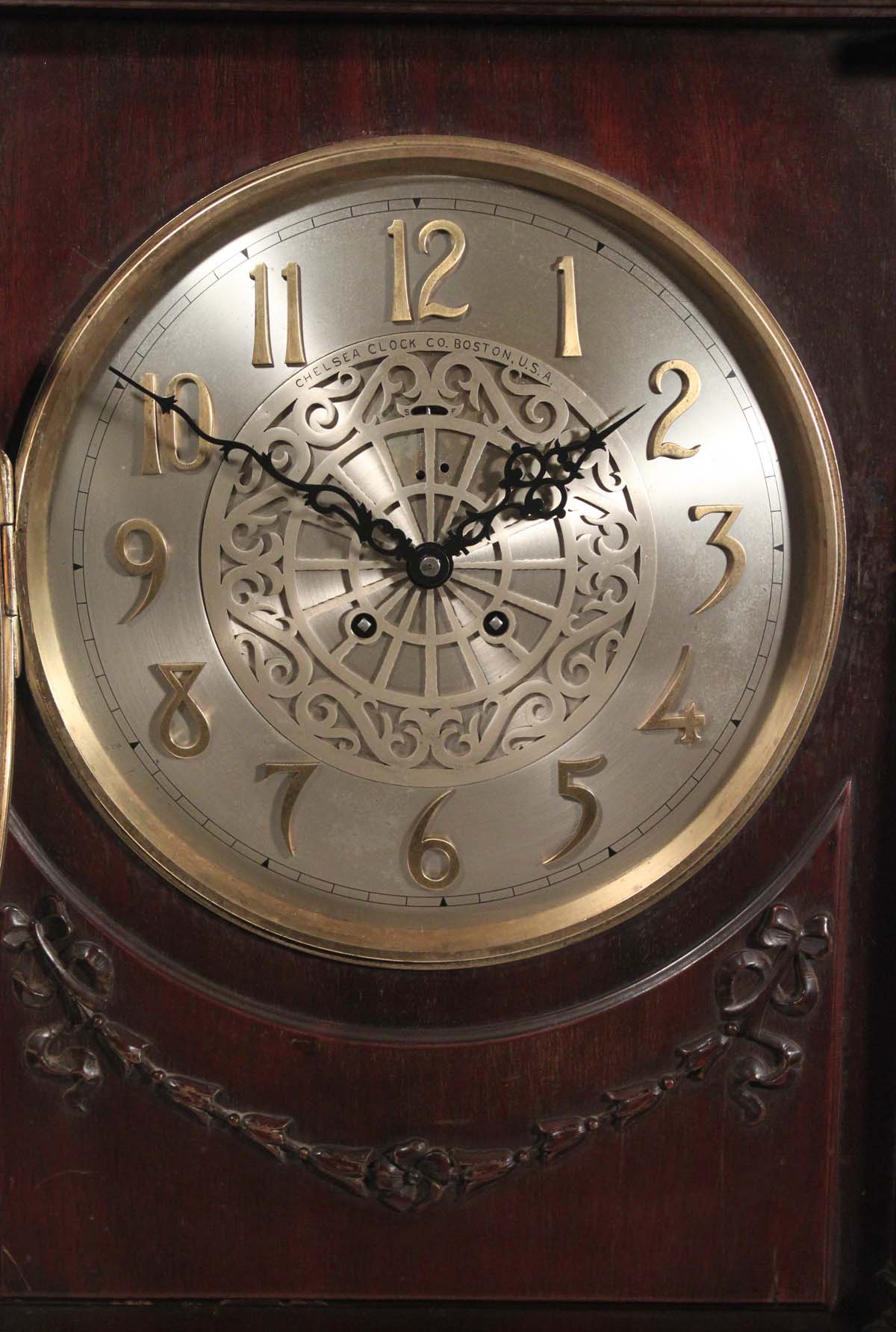 Chelsea 10 inch Special Grand Mahogany Empire Clock