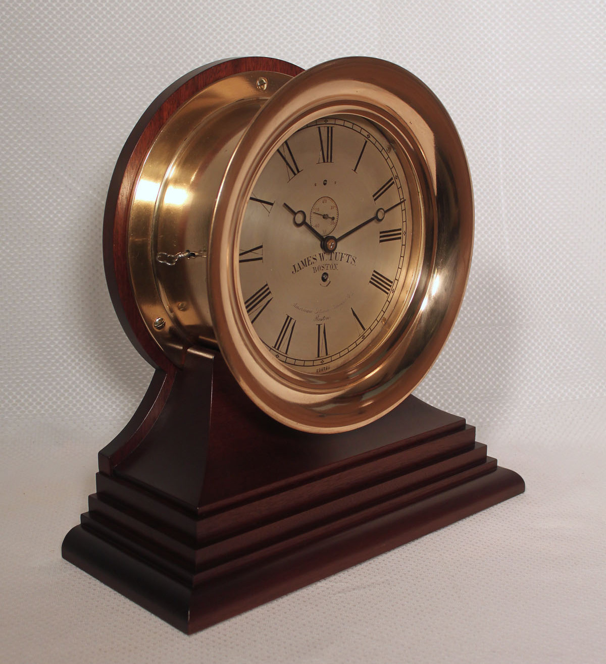 E. Howard 8 1/2 inch Marine Clock for James W. Tufts, Boston