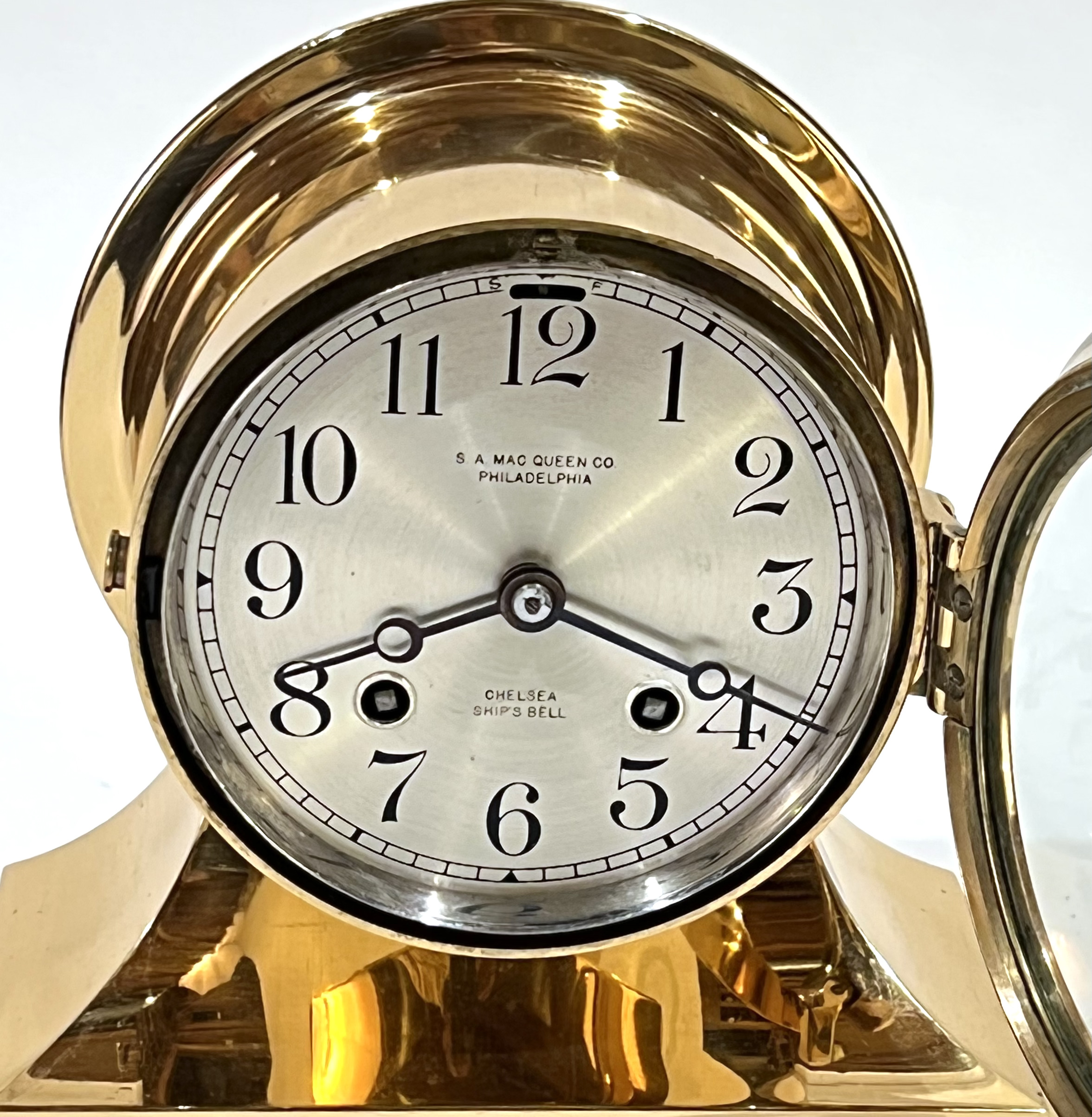 Chelsea Clock Co. 4 1/2 inch Neptune Ships Bell Clock