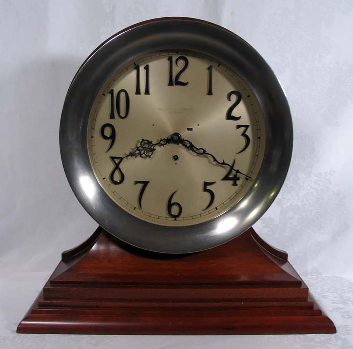 Chelsea 12 inch Special Dial Brushed Nickel Pilot House Clock