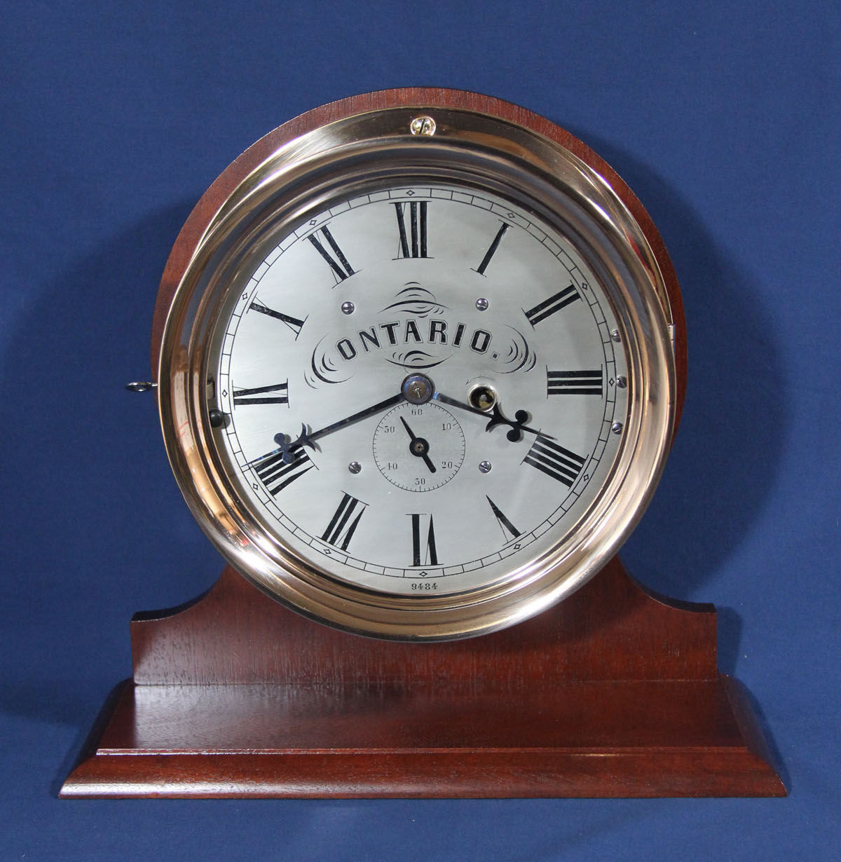 American Steam Gauge 8 1/2 inch Ships Clock for the  inchOntario inch
