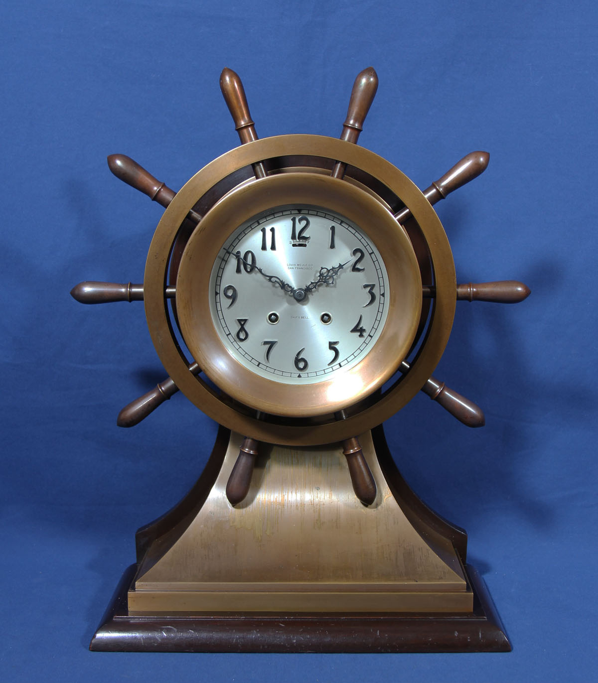 Chelsea 6 inch Special Dial Mariner Ships Bell Clock