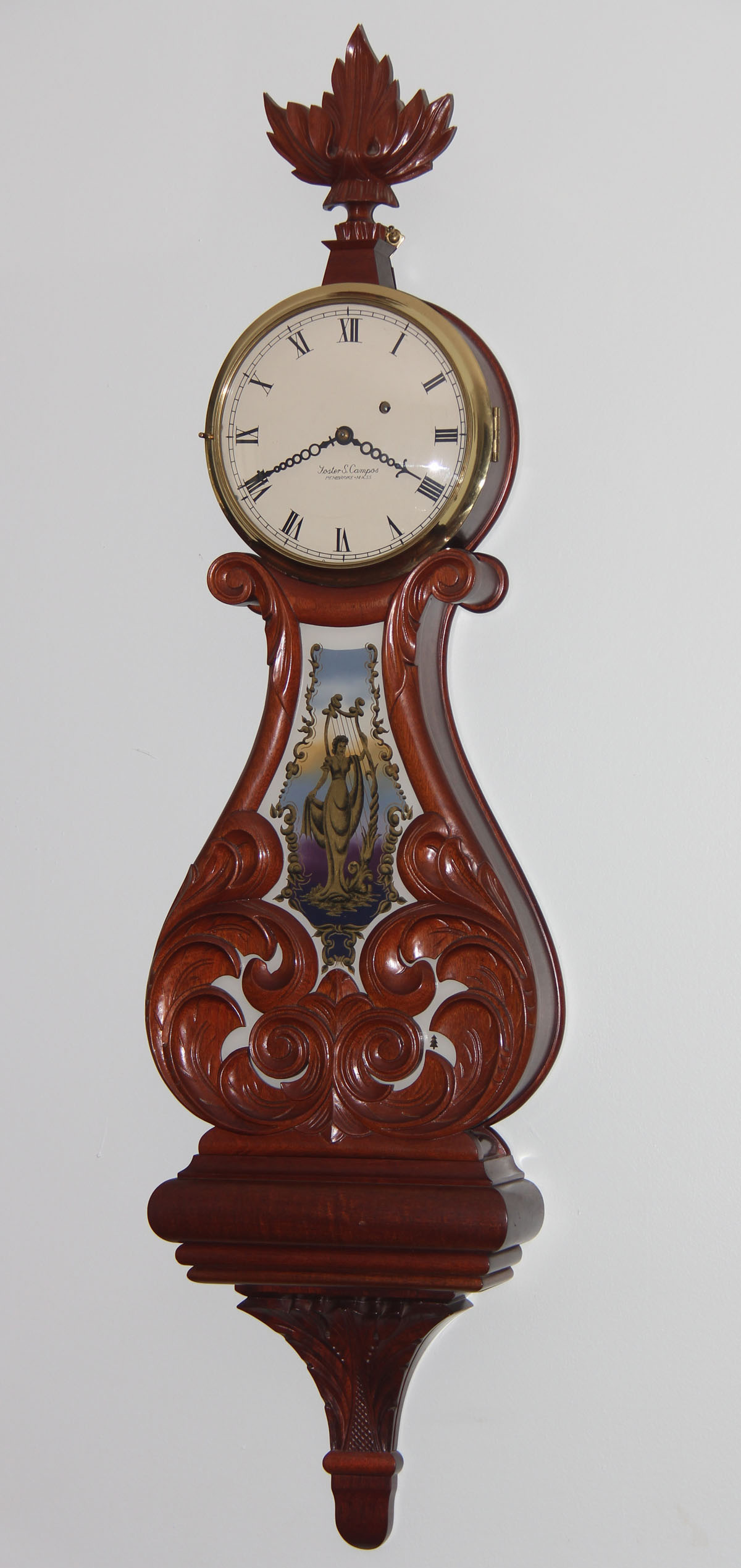 Foster Campos Lyre Clock