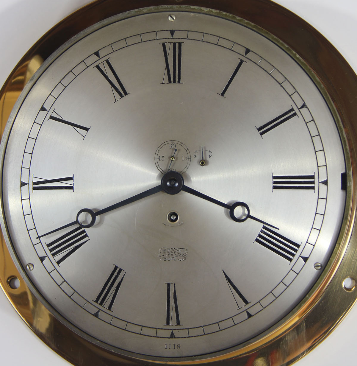 Fairhaven Clock Co. 10 inch Marine Clock