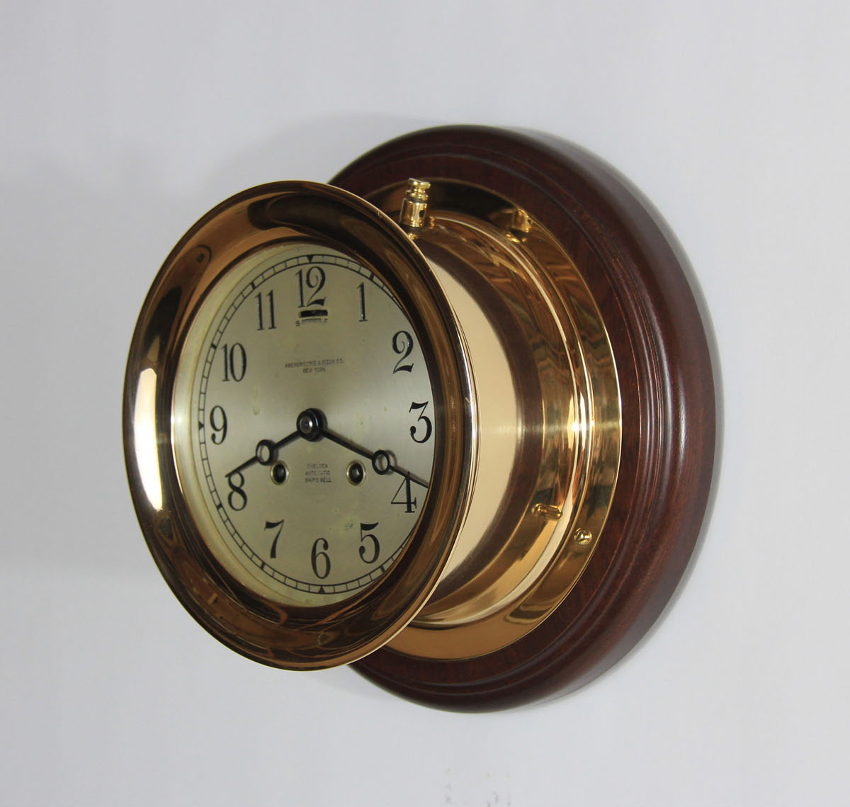 Chelsea 6 inch Automatic Ships Bell Clock