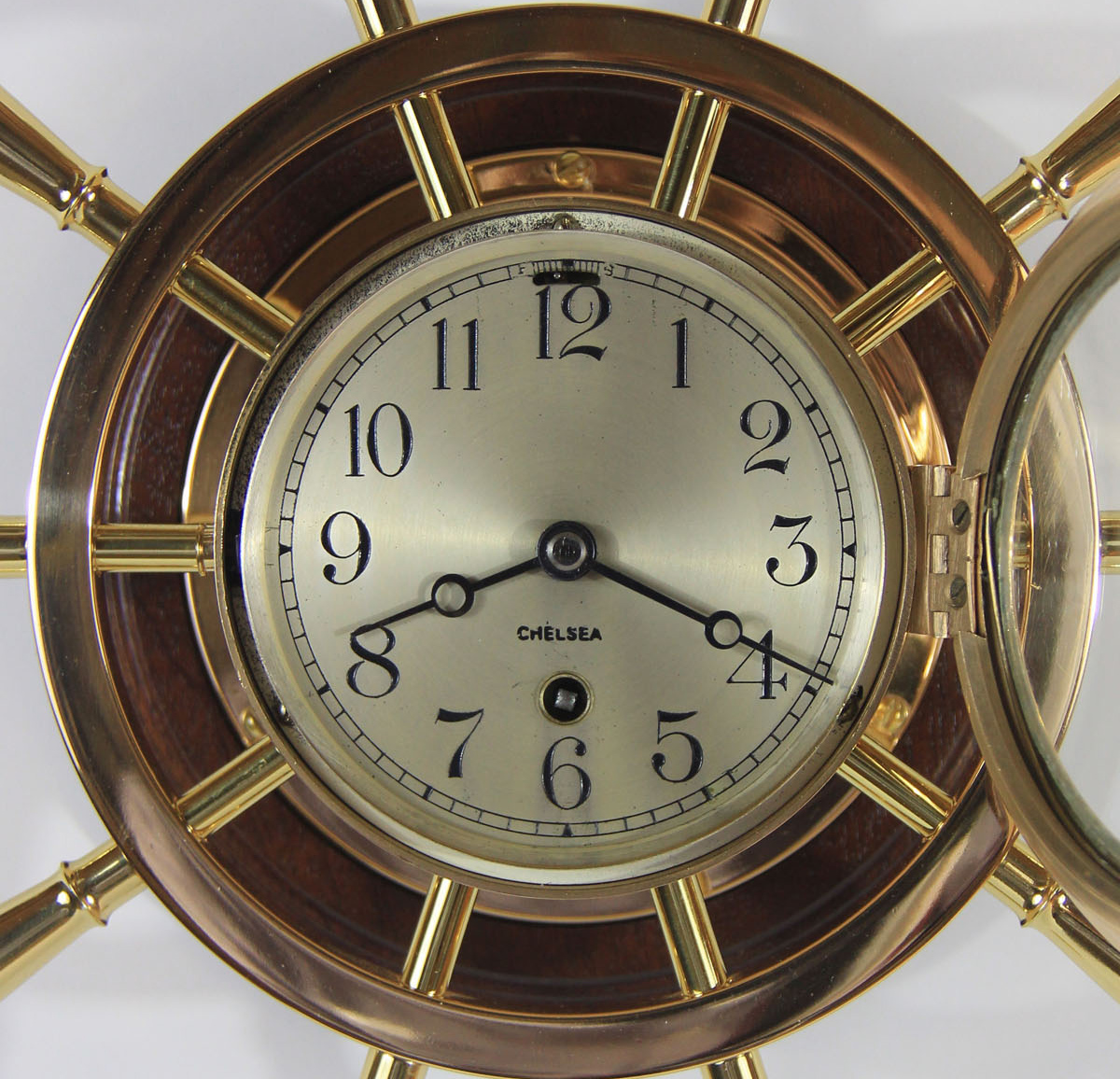 Chelsea 4 1/2 inch Time Only Pilot Yacht Wheel Clock