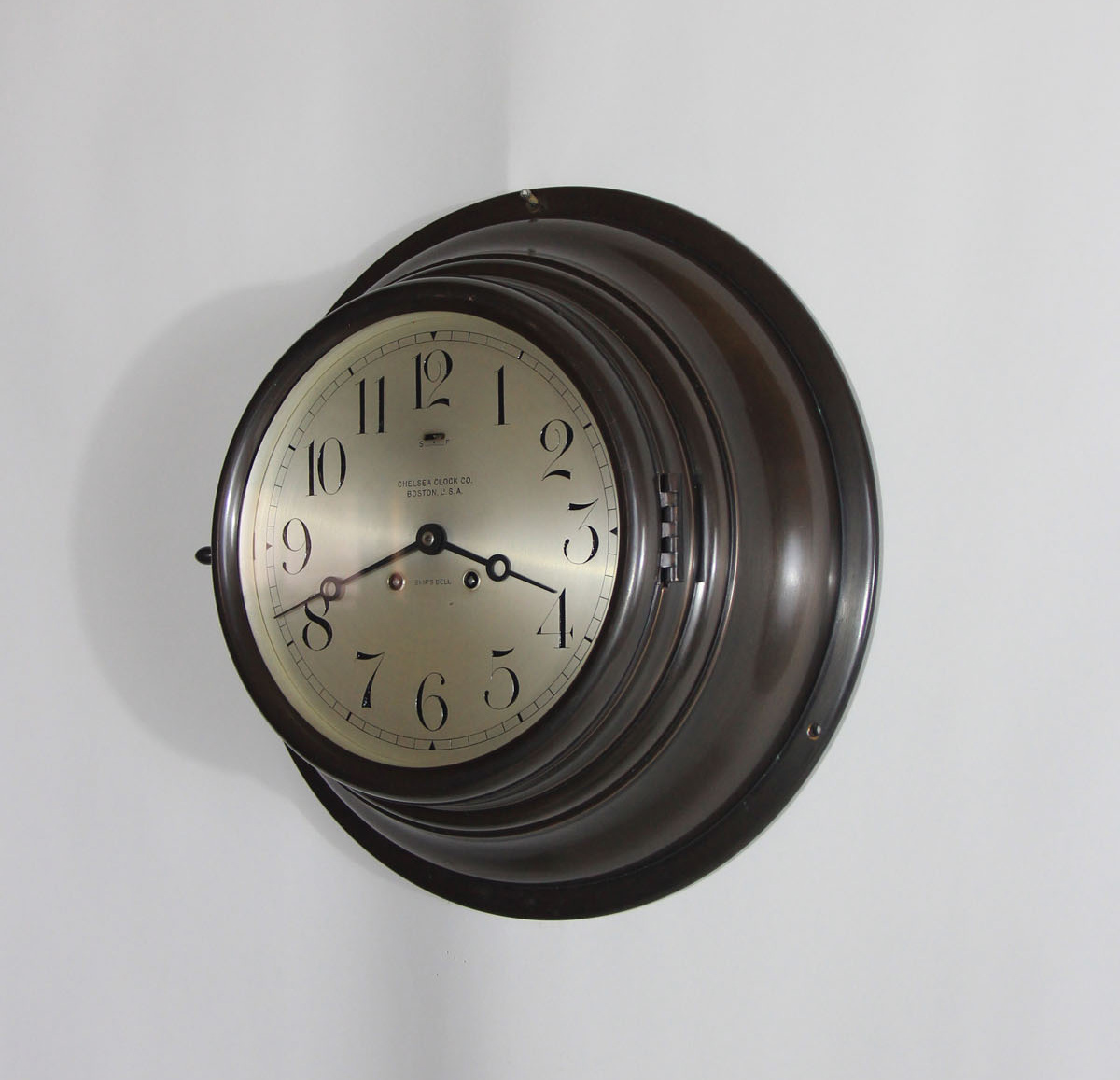 Chelsea 8 1/2 inch Wardroom Clock - Ships Bell