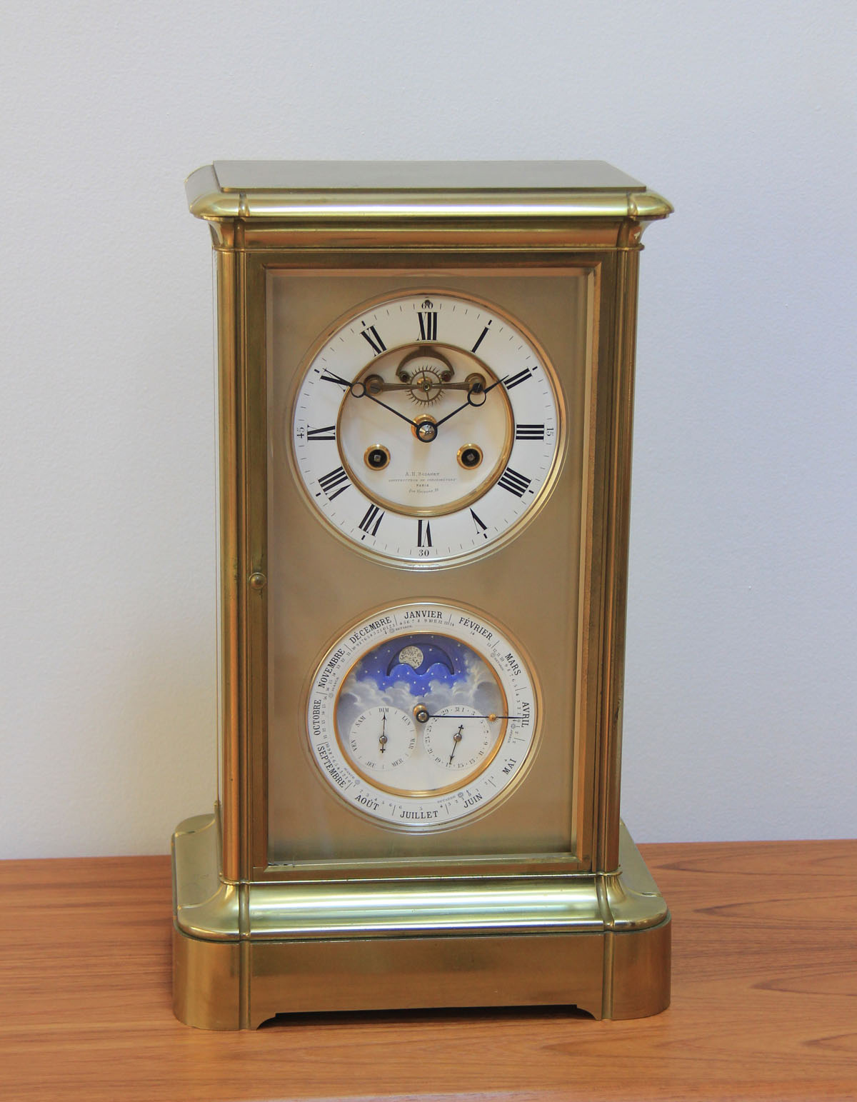 French Perpetual Calendar Regulator Clock