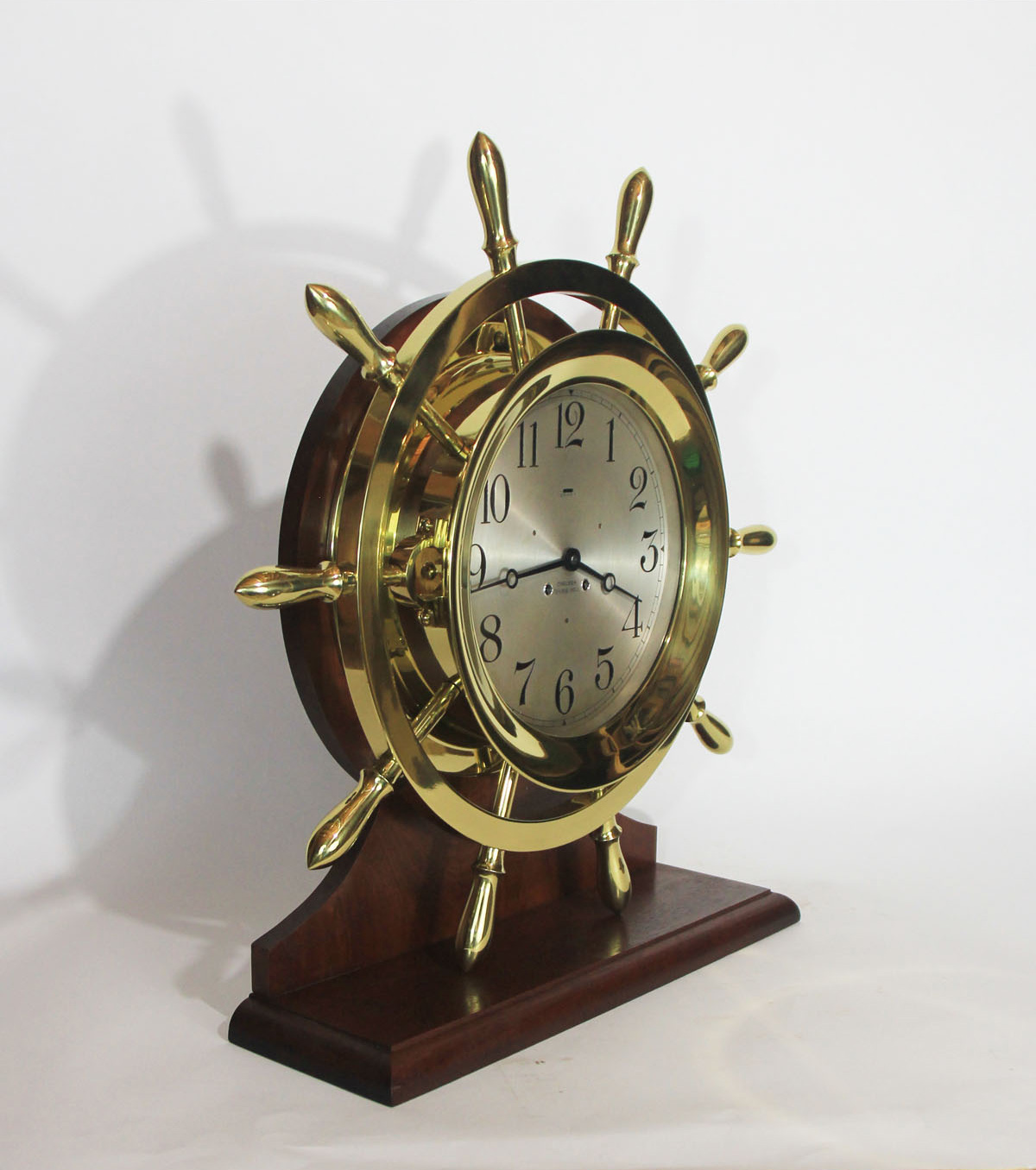 Chelsea 10 inch Yacht Wheel Ships Bell Clock