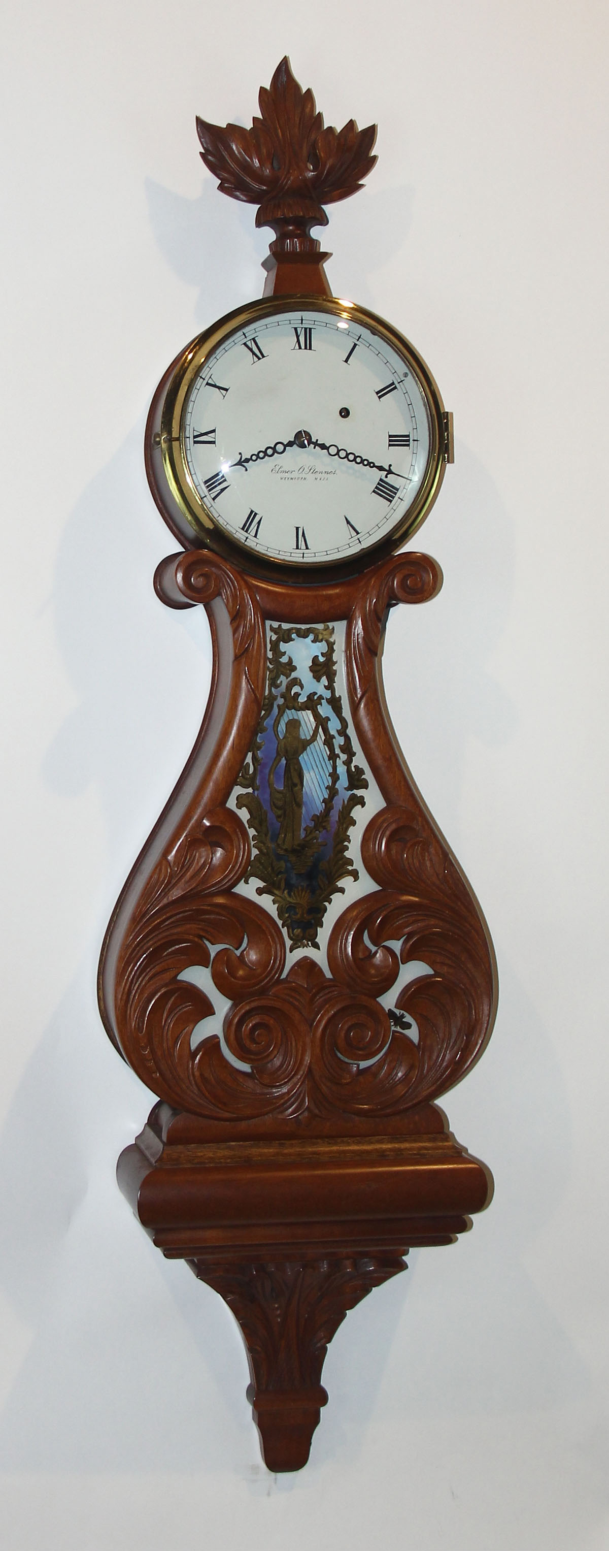 Elmer Stennes Lyre Clock - MCIP