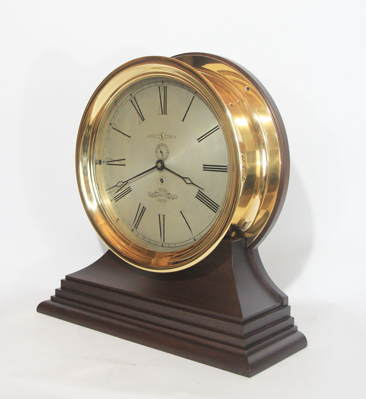 E. Howard 12 inch Marine Clock for Crosby Steam Gage & Valve  Co.