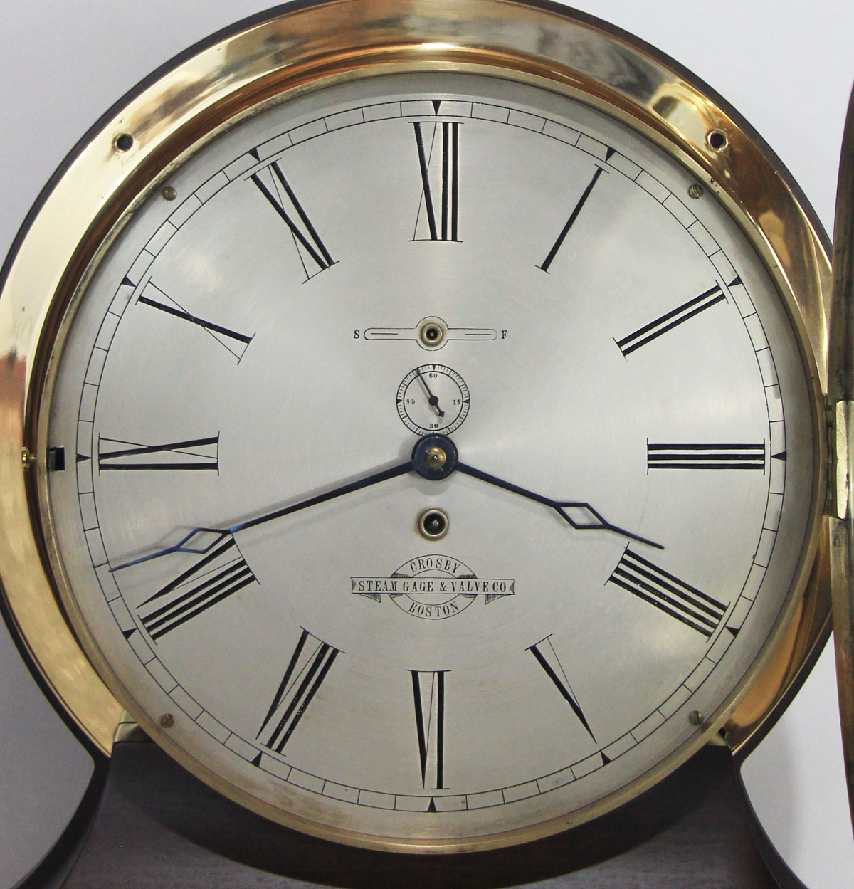 E. Howard 12 inch Marine Clock for Crosby Steam Gage & Valve  Co.