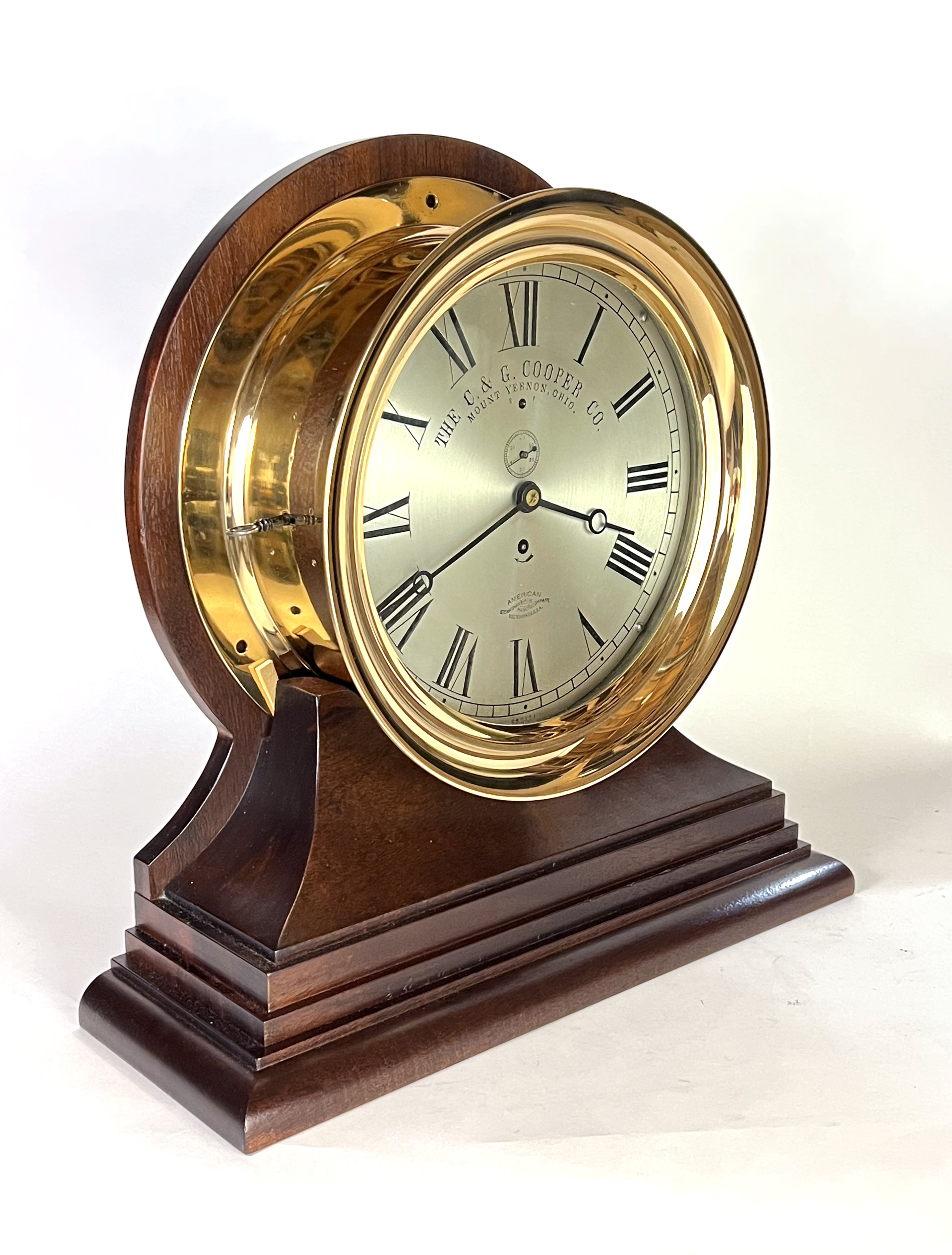 E. Howard 10 inchMarine Clock for C & G Cooper