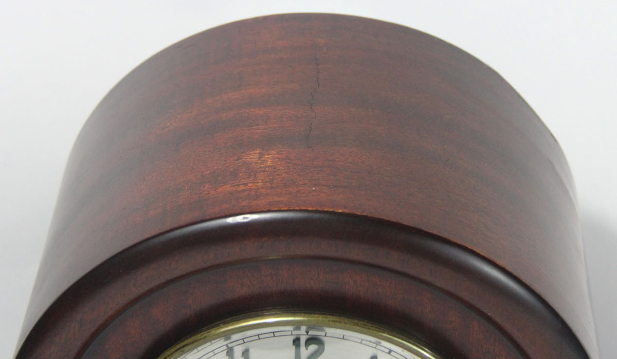 Chelsea 6 1/2 inch Mahogany Pedestal Clock