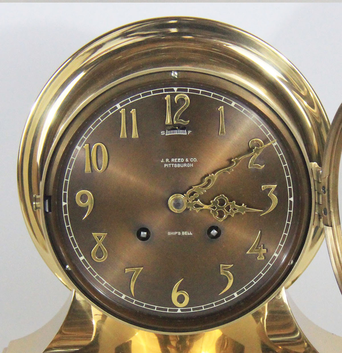 Chelsea 6 inch Special Copper Bronze Dial Base & Ball Feet Clock