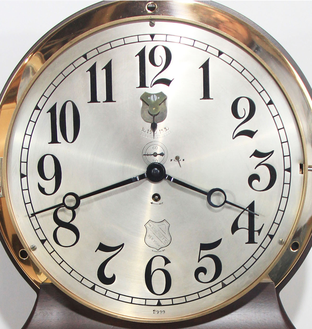 Chelsea 12 inch Marine Clock for Ashcroft Mfg. Company