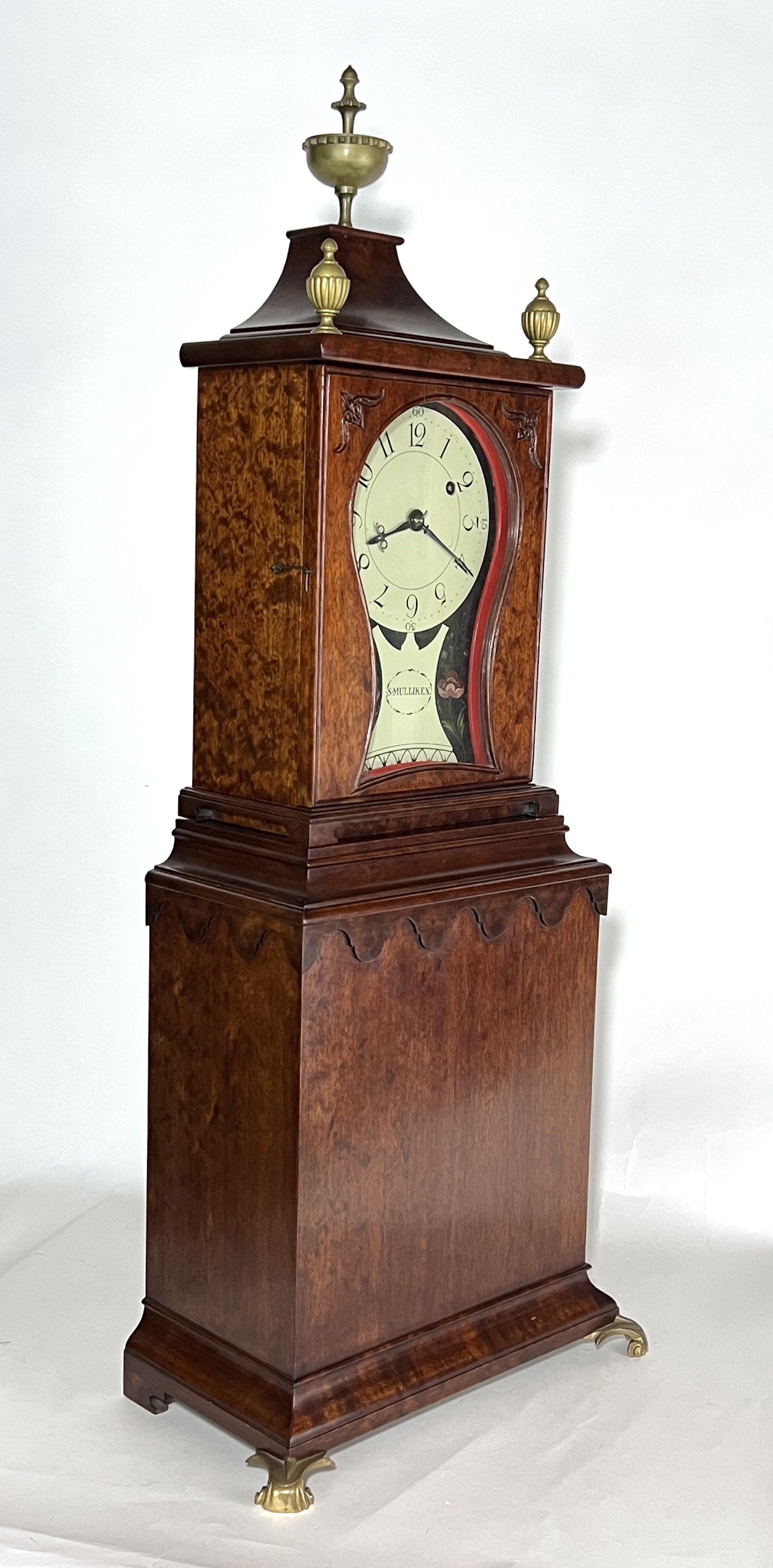 Elmer Stennes Reproduction Samuel Mulliken Massachusetts Shelf Clock