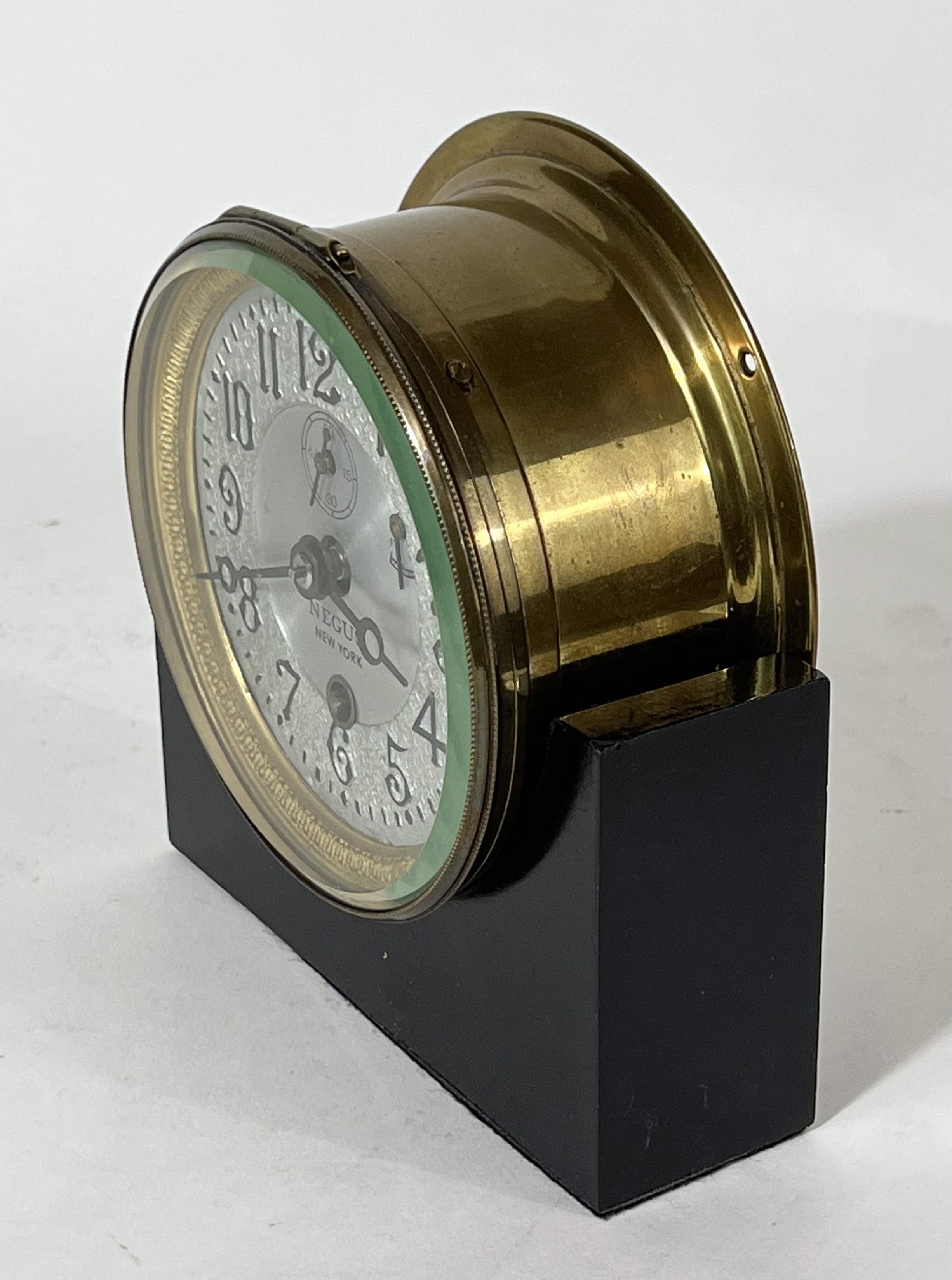 Vermont Clock Co. 4 1/4 inch Marine Clock