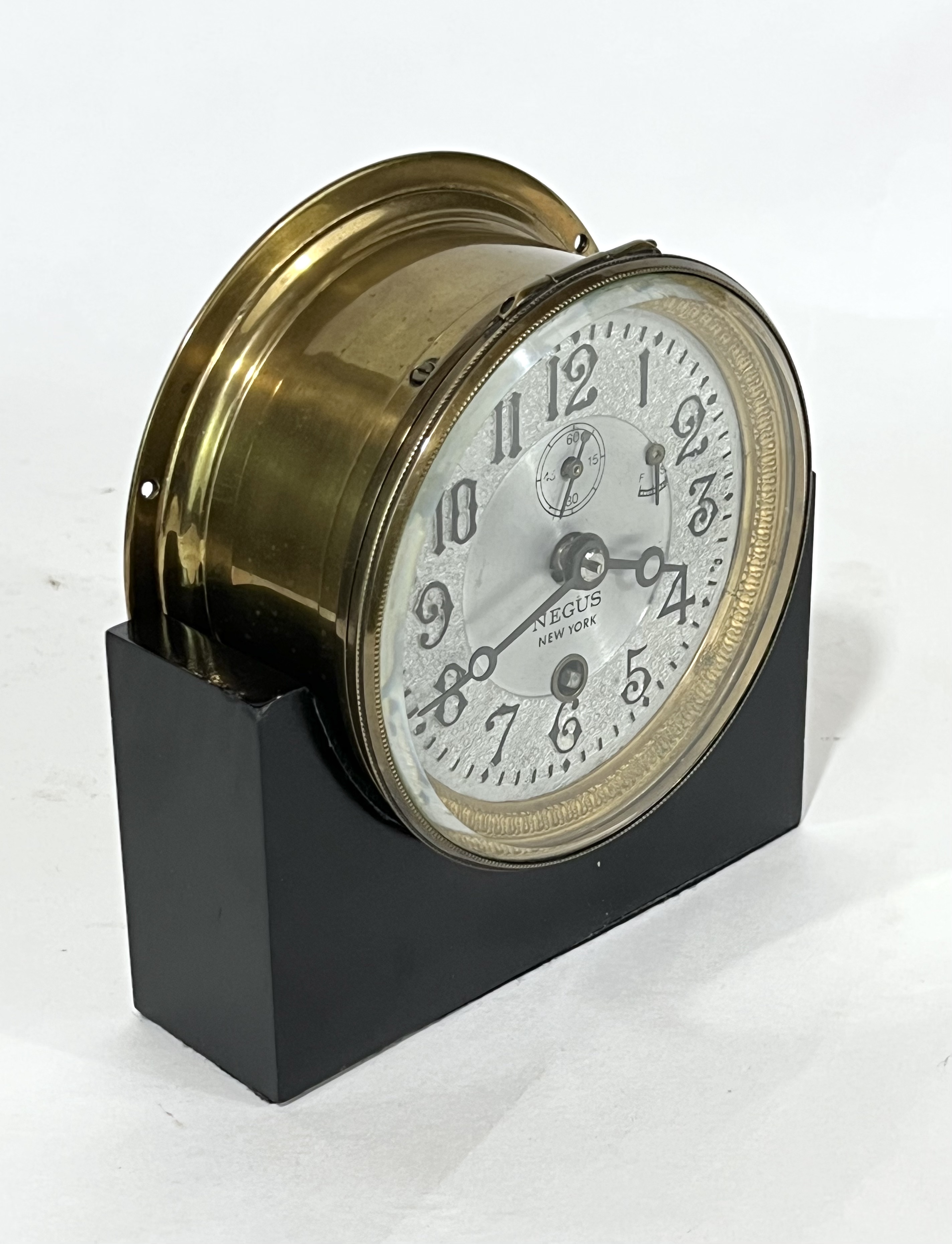 Vermont Clock Co. 4 1/4 inch Marine Clock