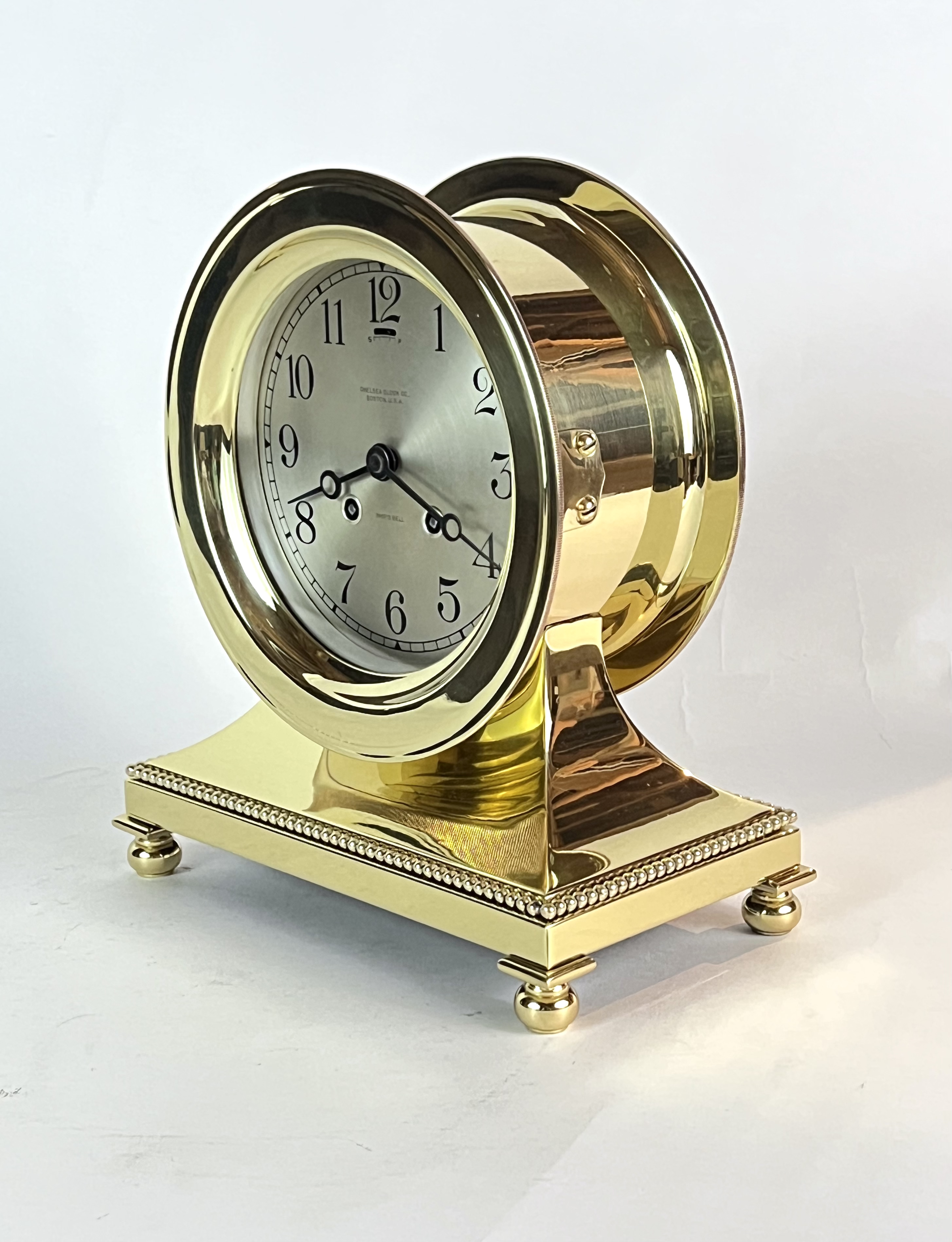 Chelsea 6 inch Library Clock - Ships Bell