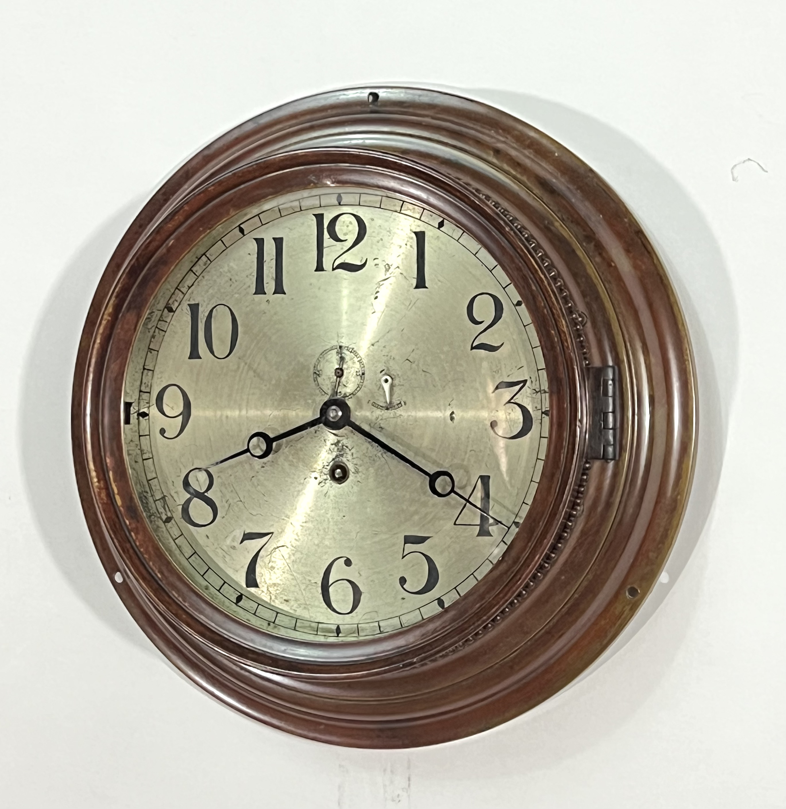 Vermont Clock Co. 8 1/8 inch Marine Gallery Clock