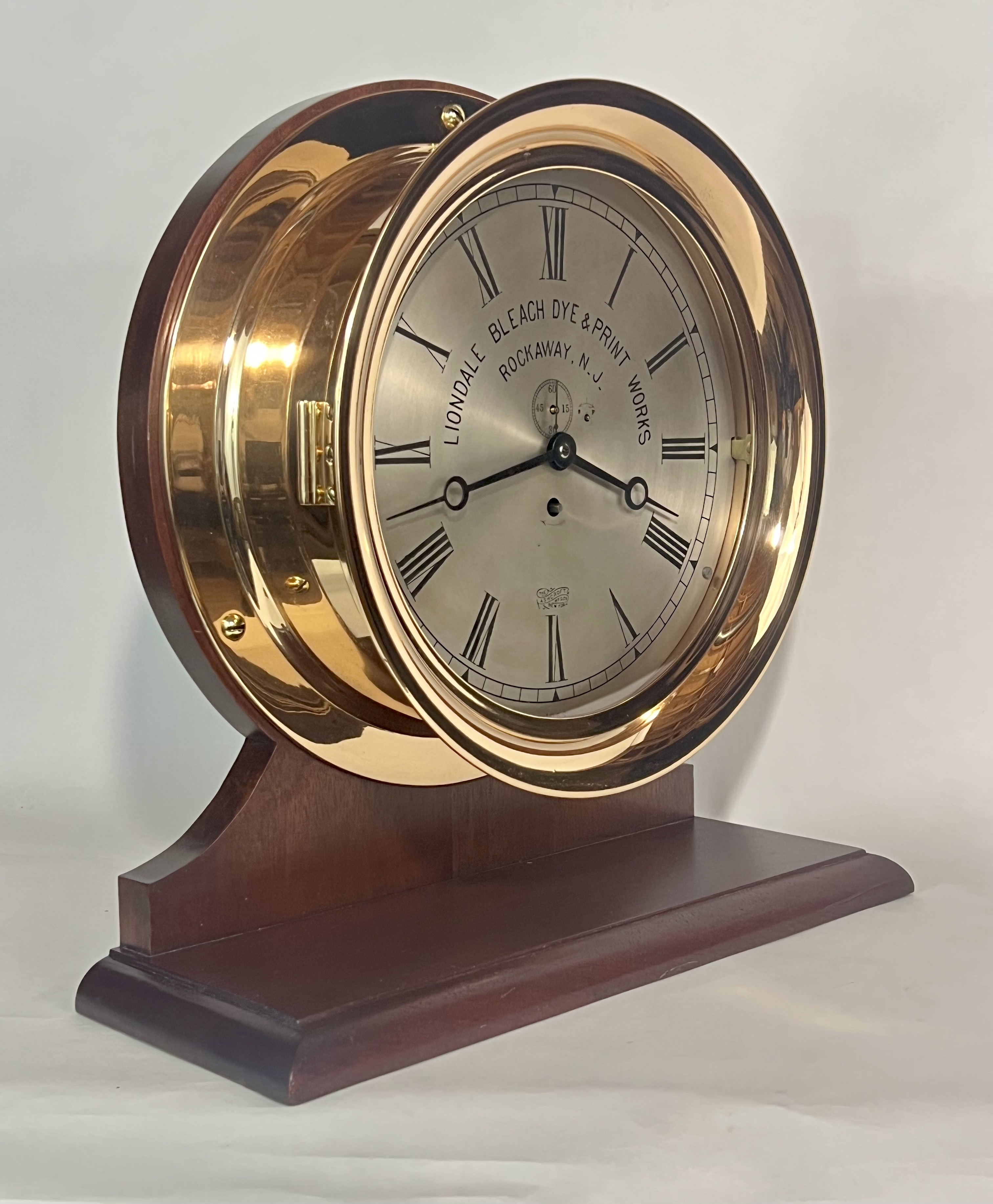 Eastman Clock Co. 10” Marine Clock