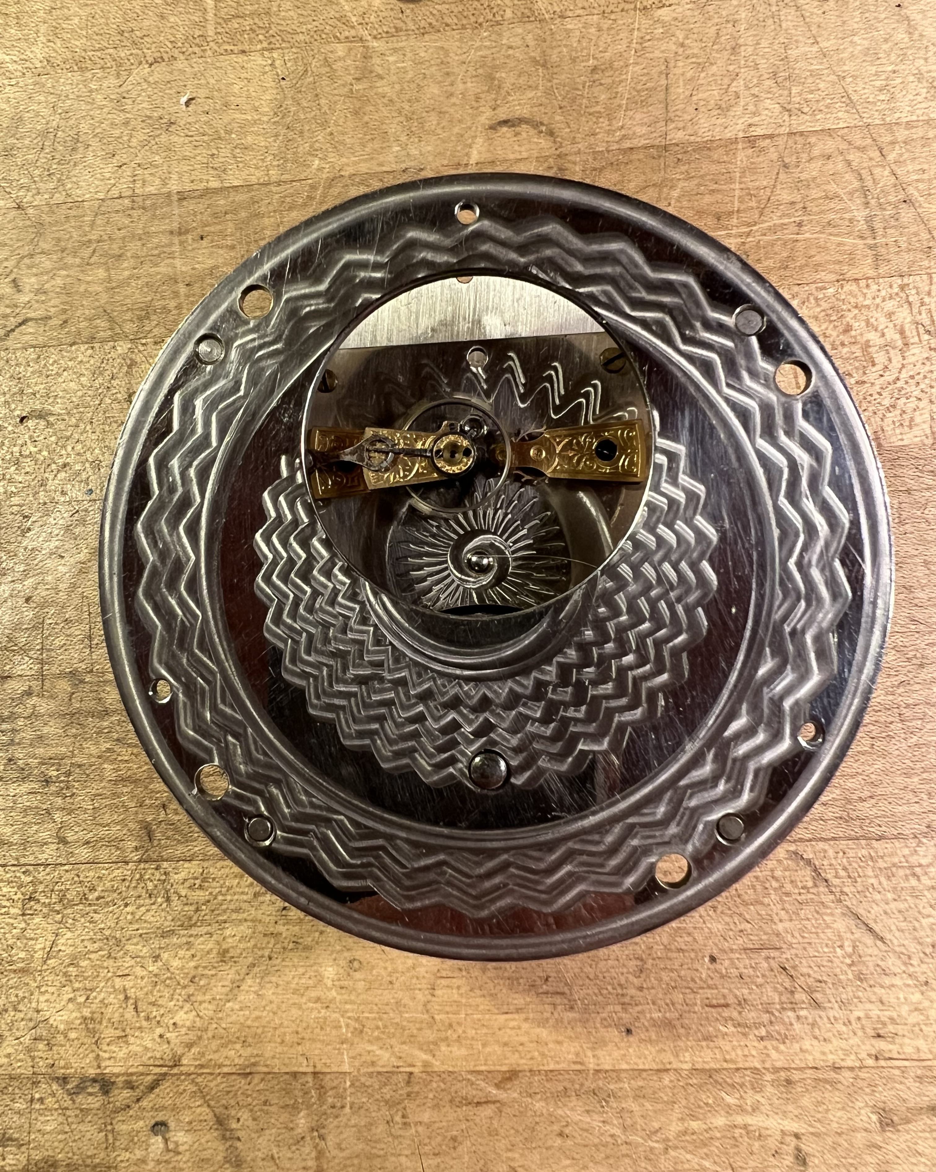 Eastman Clock Co. 10” Marine Clock for W & A Fletcher Co., Hoboken, NJ