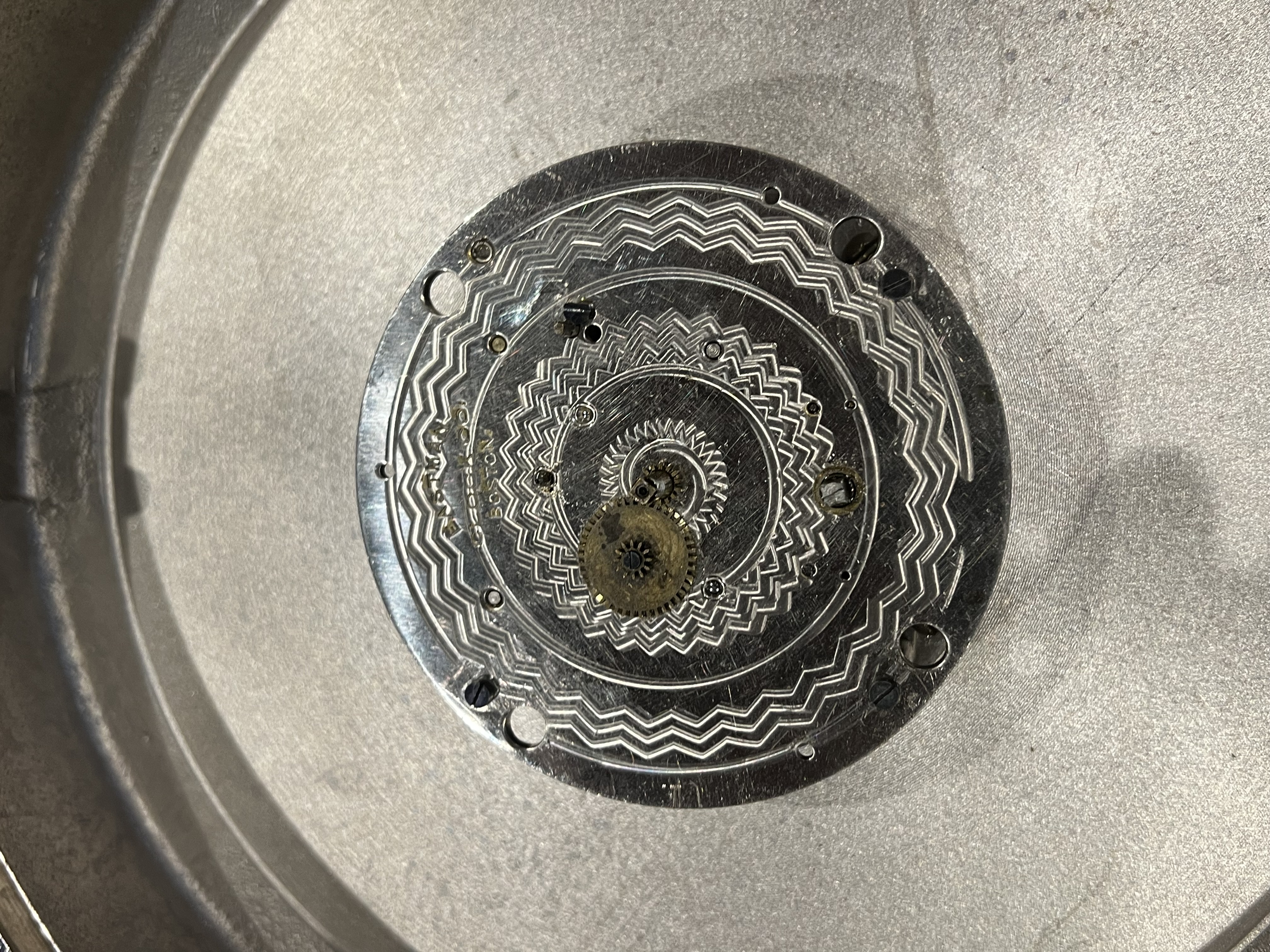 Eastman Clock Co. 10” Marine Clock for W & A Fletcher Co., Hoboken, NJ